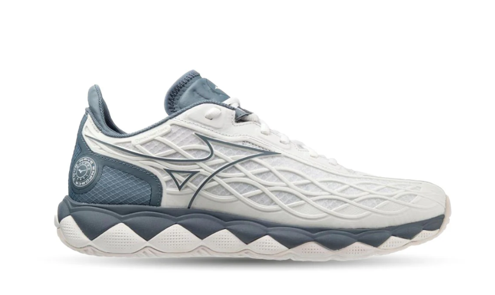 ミズノDFORCEV-TOUR Mizuno Wave Enforce Tour 2 Mens Tennis Shoe - White/Black
