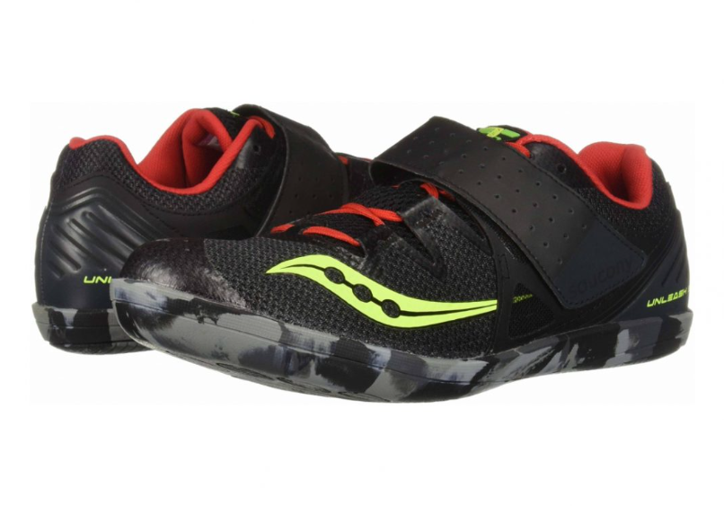 Saucony Unleash SD 2 Mens Throwing Shoes Black Red Neon Yellow Size 10 Saucony | Shoes | Saucony Unleash Sd 2 Mens Throwing Shoes  main image 3