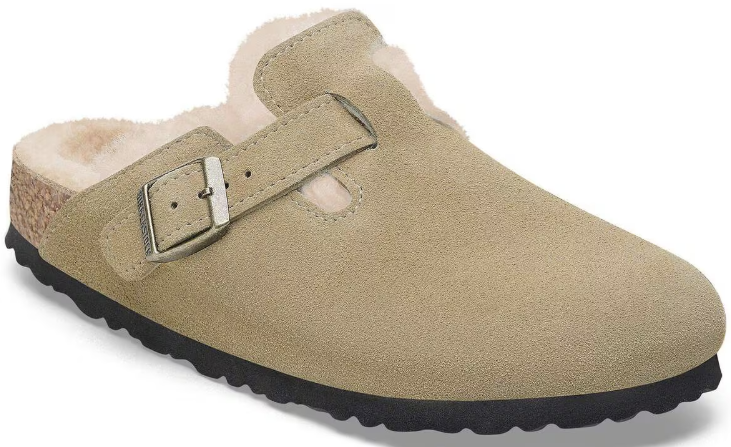 Birkenstock Boston Shearling, Taupe, Regular